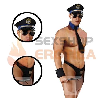 Disfraz masculino de policia sexy